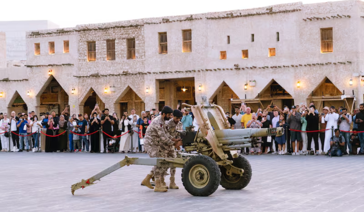 Ramadan Cannon Cheerful Sound during Holy Month of Ramadan